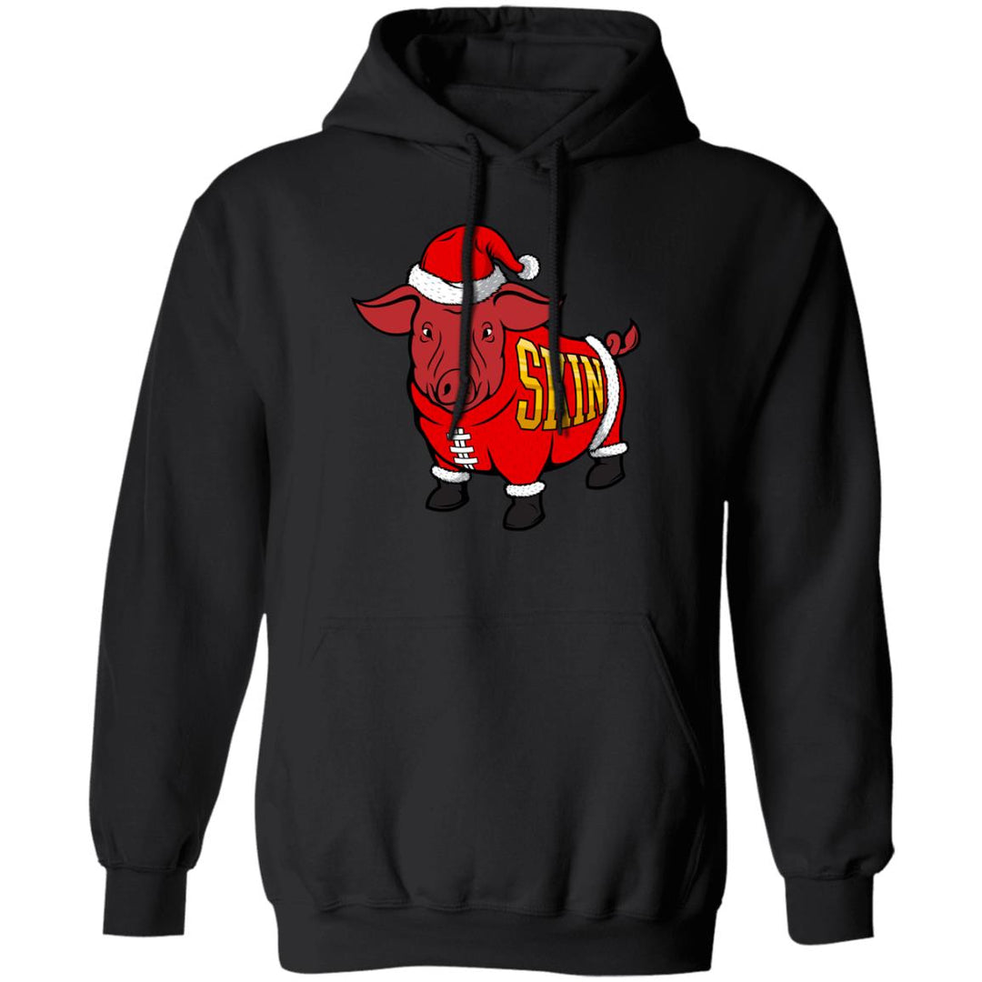 Santa Pigskin Heavyweight Hoodie